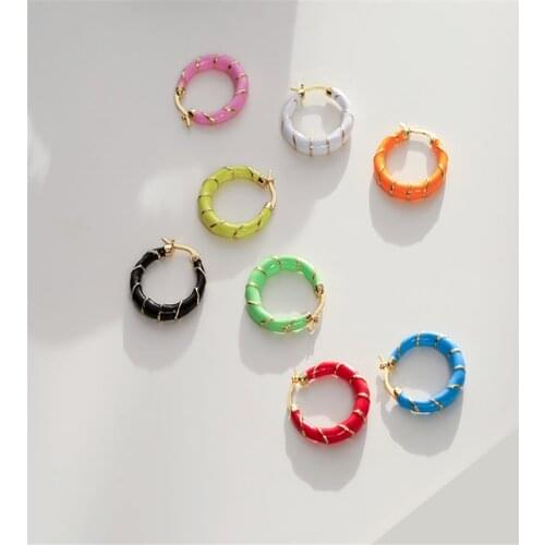 HECHENG ,1pair,neon earrings,big round earrings for women,coloful jewelry,fashion 2020,wholesale