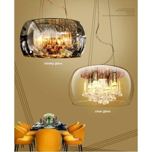 Crystal Restaurant Foyer Led Chandelier Home Decoration Loft Luminaire Bar Coffee Shop Hanglamp Nordic lamp