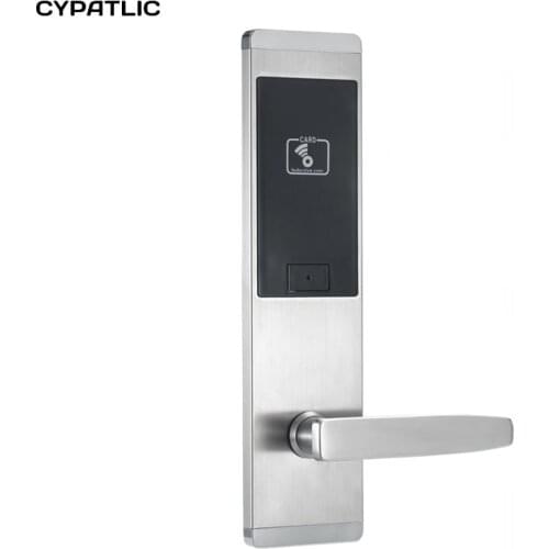 JCH2020E01 Stainless Steel Keyless Entry Home RF Card Reader Door Lock System For Hotel