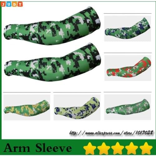 Camo Compression sports arm sleeve Elite arm sleeve baseball football basketball over 118colors