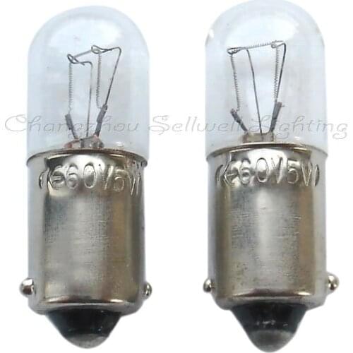 2020 Hot Sale Limited Commercial Professional Ccc Ce Lamp Edison New!ba9s T10*28 60v 5w Miniature Lamp Bulb Light A011