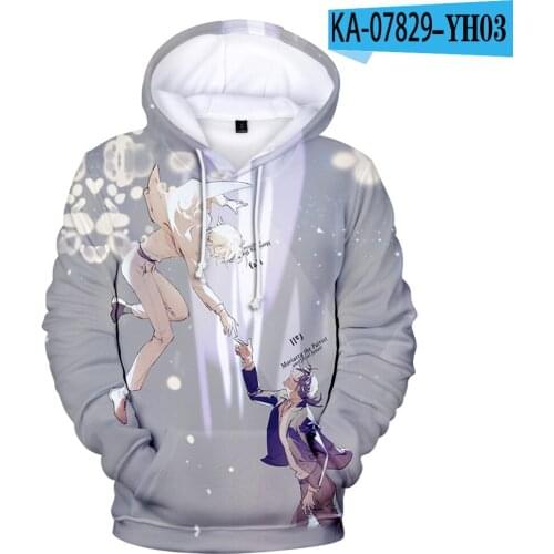 Kawaii Japanese Anime Moriarty The Patriot 3D Print Sweatshirt Men/Women Casual Hoodies Clothes Y2K Trend Clothes T Kids Clothes