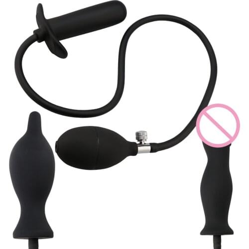 Inflatable Anal Plug Gay Sex Toys For Men Women Anal Dildo Butt Expandable Prostate Massage Adult Products Silicone Anal Toy