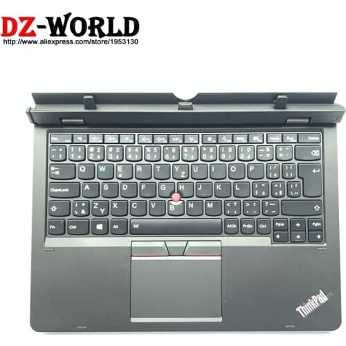 New original dock with Turkey backlit keyboard touchpad battery for Lenovo ThinkPad Helix Gen 2 20CG 20CH Ultrabook Pro 03X7075