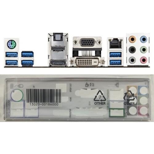 New I/O shield back plate of motherboard for Z87-PRO(V EDITION) just shield backplate Free shipping