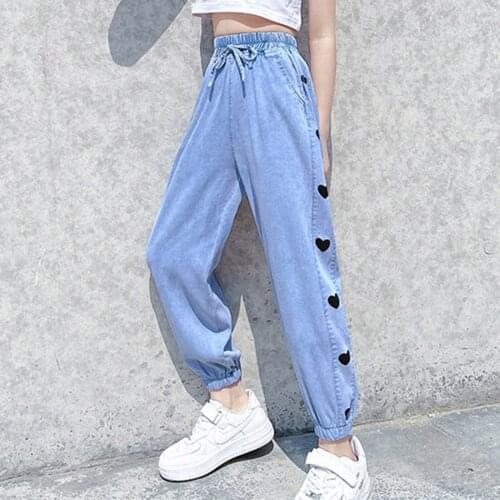 Oyolan Black Jeans For Girls