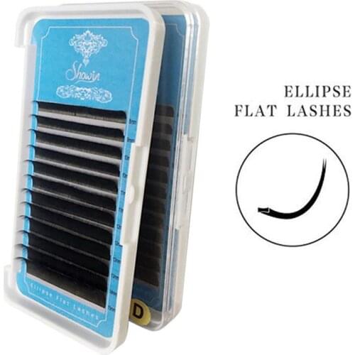 Eyelashes Makeup Ellipse Eyelashes Makeup Maquiagem 0.20mm Flat Mink Cilia Eyelashes Faux Mink Matte Soft Natural Maquiagem