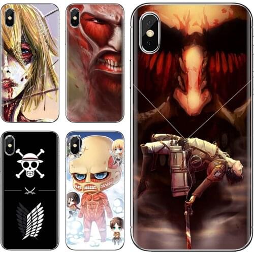 Silicone Cover Anime Japanese attack on Titan For Samsung Galaxy A3 A5 A7 A9 A8 Star Lite A6 Plus 2018 2015 2016 2017