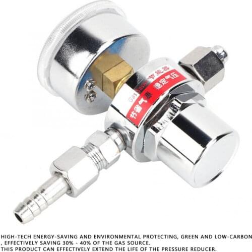 WX91-2 Zinc Alloy Argon CO2 Economizer Pressure Reducer Female Thread M12*1 Argon Regulator