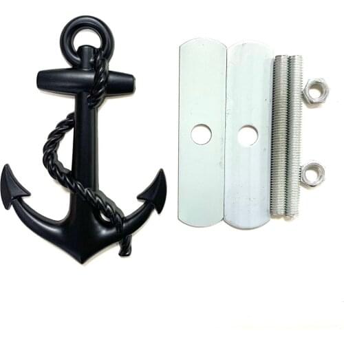Anchor-Sticker Badge Front-Grille Styling 3D Car-Stickers Badge Navy-Emblem Decoration Sticker Anchor Boat Sticker Anchor