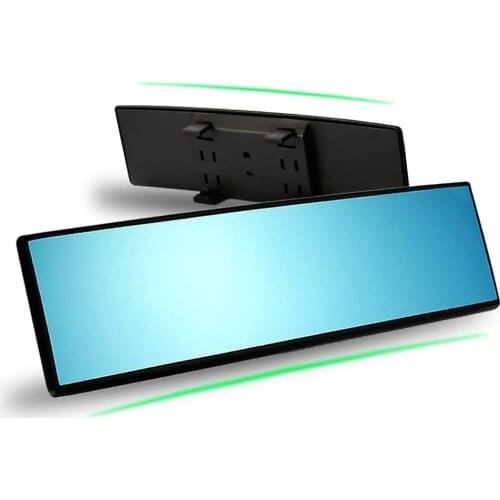 Auto 300Mm Car Rear Mirror Wide-Angle Rearview Mirror Auto Wide Convex Curve Interior Clip On Rear View Mirror