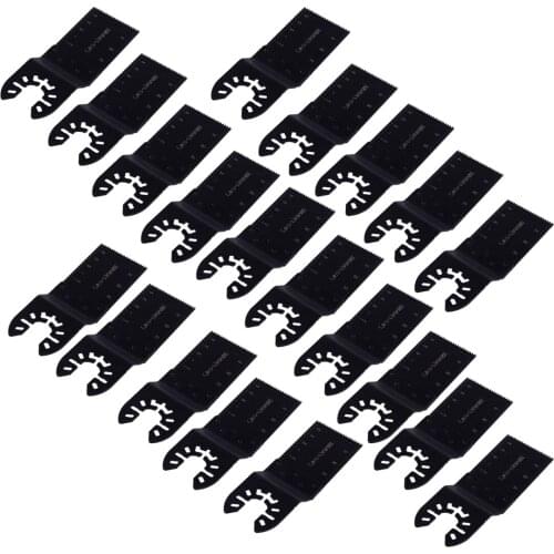LETAOSK 20pc Oscillating Multi Tool Blades Saw Cutter BI-Metal fit for Makita Bosch Fein Multimaster 32mm