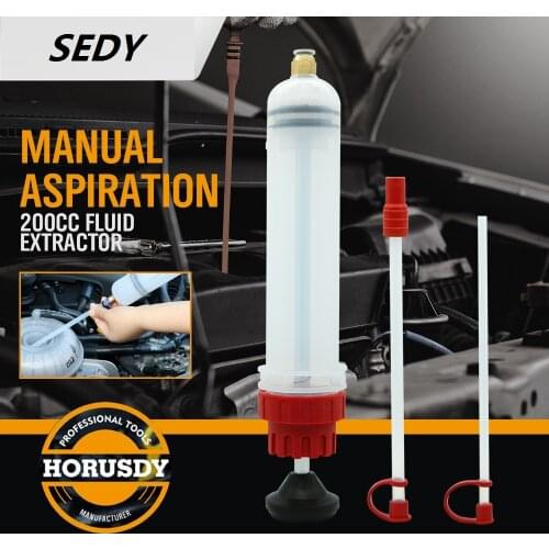 2021-SEDY-Oil extractor filling syringe bottle transfer hand pump automobile fuel pump 200CC6 *6*29.5