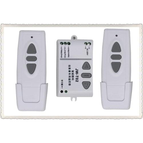 AC 220V Motor RF Wireless Remote Control Switch System,315Mhz 433 MHZ UP&DOWN Remote control Motor reversing controller JRL-T02