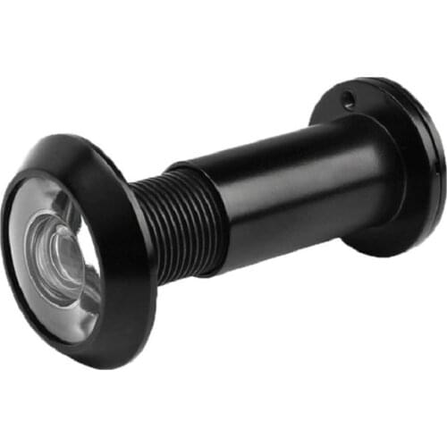 Brass 200 degree wide angle peephole glass lens door eye viewer Optical Glass House Anti-Theft Eye