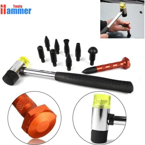 Tap Down Tool with Rubber Hammer Paintless dent KING Dent Repair Tools