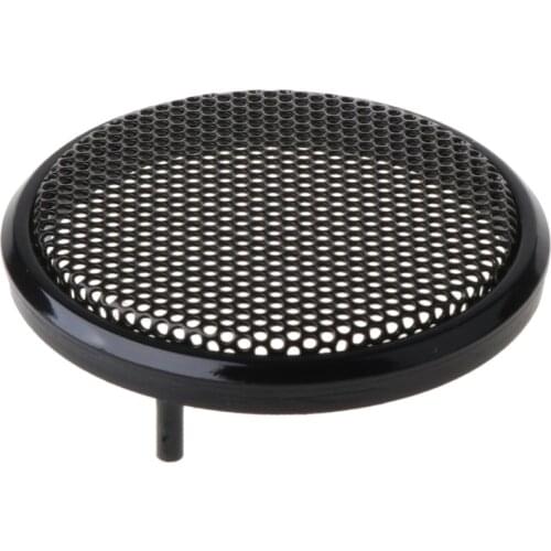 1/2/3/4/5/6 Inch Black Car Speaker Grill Mesh Round Horn Protective Cover Circle Enclosure Net DIY Decorative Accessories