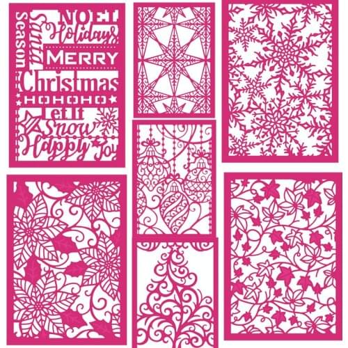 Christmas Bell Tree Snowflake Frame Metal Cutting Dies Stencils For DIY Scrapbooking Decoration Embossing Supplier Craft Die Cut