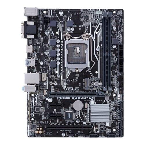 New ASUS motherboard PRIME B250M-D Intel LGA-1151 mATX motherboard with LED audio protection cable, DDR4 2400MHz, M.2, SATA 6.0G