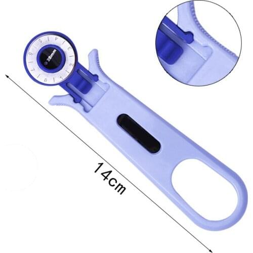 Cloth Cutting Knife 28MM Circular Rotary Cutter Blade Patchwork Fabric Leather Craft Sewing Tools Cutting Leather Tool