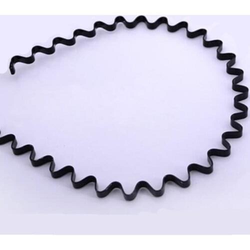 Fashion Wave Shape Black Hair Hoop Clip for Women And Handsome Men Hair Beauty Styling Headwear Modeling Tool
