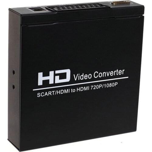 Video Card converter from Scard/HDMI compatible to HDMI for DVD, set-top box, HD player, Game Console (PS2，PS3，PSP