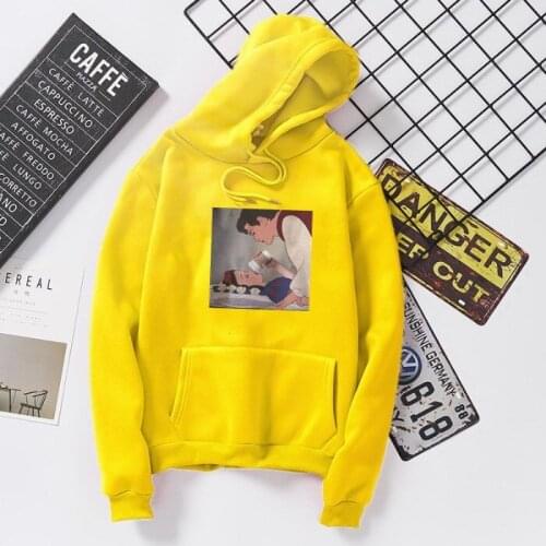 Women Hooded Simple All-match Leisure Pullovers Korean Style Warm Kawaii Loose Streetwear