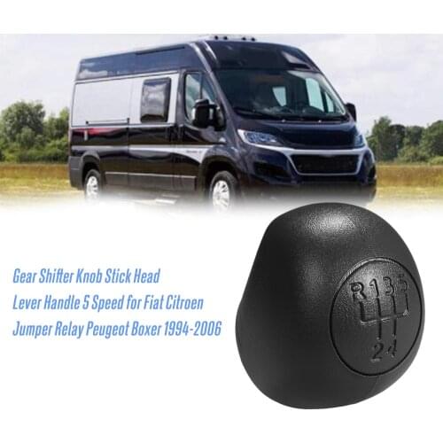 KKMOON Gear Shifter Knob Stick Head Lever Handle 5 Speed for Fiat Citroen Jumper Relay Peugeot Boxer 1994-2006
