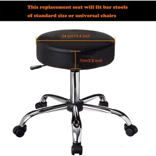 Bar Stool Replacement Seat Top 13.4"Dia Heavy Duty for SPA Beauty Salon Barstool