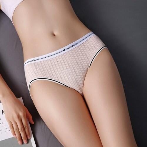 8 Pcs/lot Cotton Panties Women Comfortable Underwears Sexy Low-Rise Underwear Female Lingerie Ladies Briefs Dropshipping