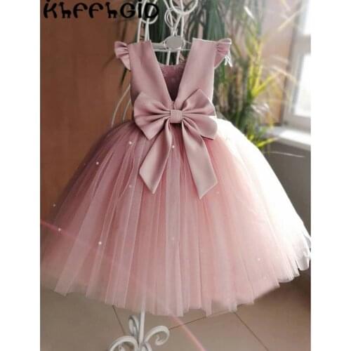 Elegant Party Princess Dress Wedding Gown Kids Dresses For Girls Costume Bridesmaid Christmas Dress Clothing vestido 1-5 Year