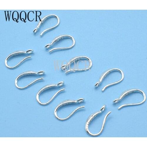 High-quality DIY hand-made ear hook water drop ear jewelry connector ear clip ear buckle 925 label ladies jewelry accessorie