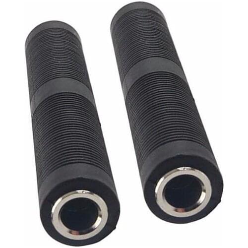 2pcs/lot 1/4 Inch TRS/TS Female to Female Coupler, 6.35mm Jack Stereo Adapter Joiner, Gender Changer Connectors