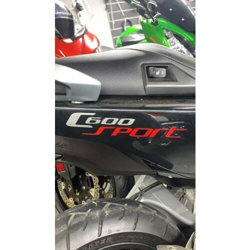 2PCS Motorcycle body Wheels Fairing Helmet Tank Pad decoration logo reflective Accessories Sticker Decals For BMW C600 SPORT