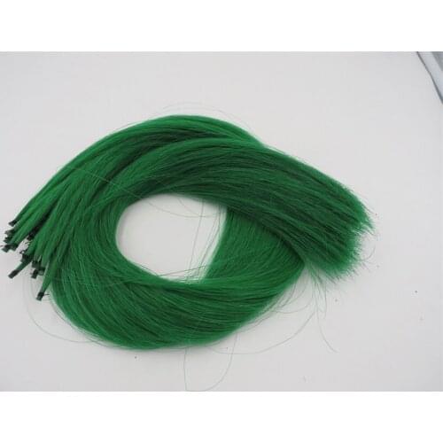 250g 85cm Green Mongolia Horse Hair Tail violin bow Tassels Decoration