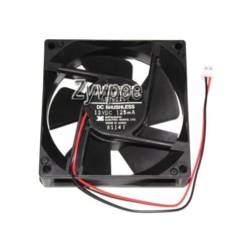 80MM ASF82111 8025 12V 125mA 2Wires 8CM Cooling Fan
