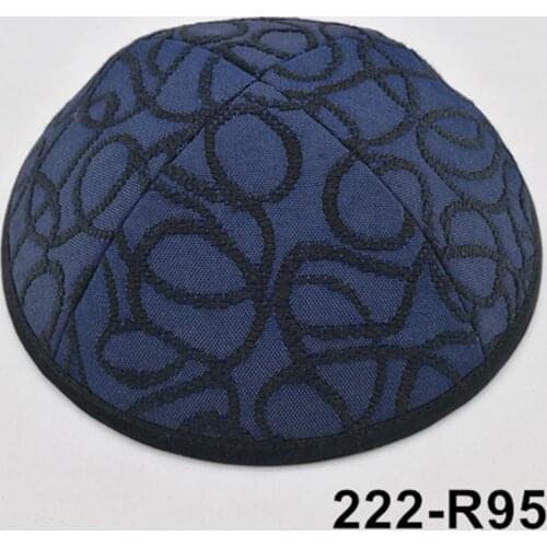 If Purchase more than 5Lots(50pcs) will be 10% off Jacquard 19cm Kippot Kipa Skullies beanie Kippah Jewish Yarmullka