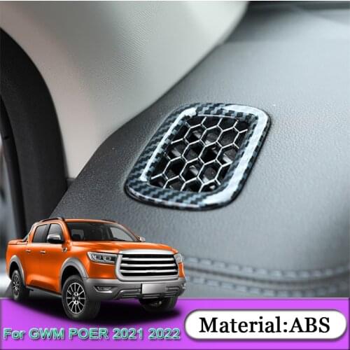 For Great Wall Cannon GWM Poer Ute 2021 2022 Car Styling Car Dashboard Air Conditioning Outlet Cover Sequins Sticker Accessories