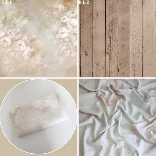 Reversible Posing Fabric Newborn Wooden Floor Backdrops Stretch Fabric Blanket Newborn Photography Props