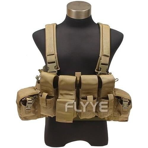 Emerson Tactical LBT-1961A-R Load Bearing Chest Rig EmersonGear LBT 1961A R Carrier Vest w/ Zipper & M4 Magazine Mag Pouches