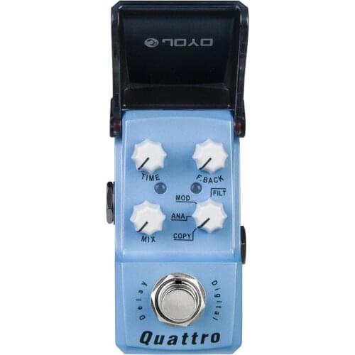 JOYO JF-318 Quattro Digital Delay Pedal Guitar Effect Processor Copy Analog Modulation Filtered 4 Modes Effects Guitar Stompbox