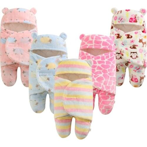 Baby Sleeping Bag Receive Blankets New Born Baby Items Stroller Sleeping Bag Envelope For Newborns Swaddle Cocoon From 0-9 Month