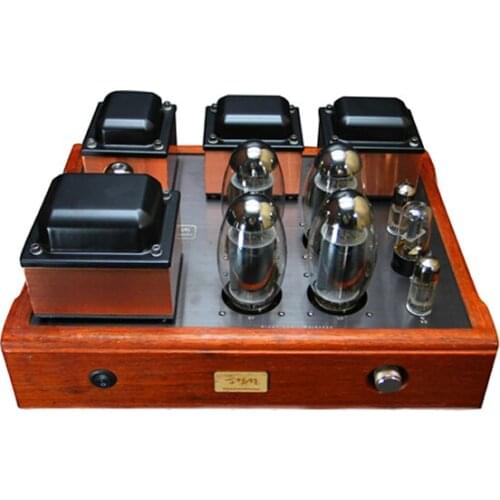 Class A KT150 tube push-pull high-power amplifier, manual scaffolding. Frequency: 20Hz-50kHz, sensitivity: 100mV--600mV