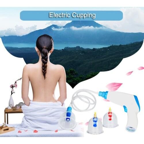 Hot Electric Vacuum Suction Cupping Set Lymph Drainage Pain Relief Massage Therapy Kit Dropshipping
