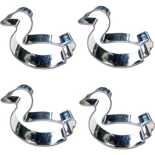 Mini Duck 4 piece biscuit cutting molds, baking tools, cake decorating soft candy tools