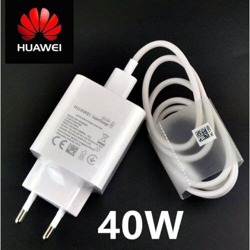 Original HUAWEI Fast Charger 40W Supercharge Type C Cable For HUAWEI Mate 9 10 Pro Mate 20 V20 P30 P40 P10 P20 Pro lite