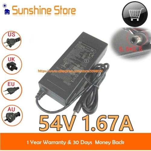 Genuine For Lei NU90-JS540167-I1 ESV160535 Ac Adapter 54V 1.67A 90W Power Supply NU90-JS540167-L1 Laptop Charger
