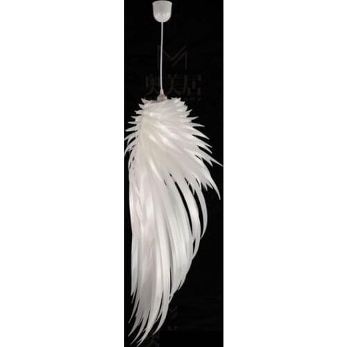 Feather Pendant Lights modern creative feather dining room bedroom hotel decoration project angel wings Pendant lamps ZL350