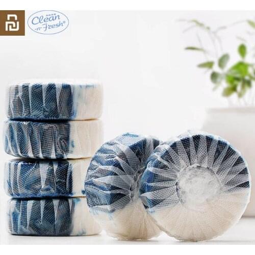 Youpin Clean-n-fresh Double-effect Toilet Block Independent Water-soluble Film Packaging Anionic Active Factor Deep Clean