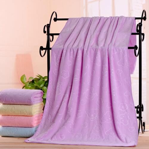 Microfiber Absorbent Bath Towel Soft Shower Towel Soft Quick-drying Washcloth 70 X140cm